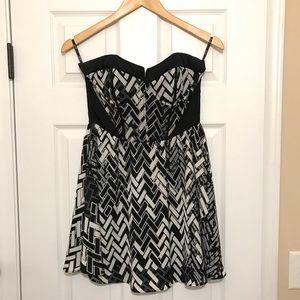 Bardot strapless dress